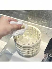 1pc Bathroom Organizer Rack For Facial Towel, Toothbrush, Cosmetics And Other Toiletries - Multicolor - View 8