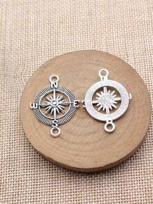10pcs 33x24mm Compass Connector For DIY Bracelet Making Necklace Making Jewelry Making Handmade Craft Findings - Compass Connector - View 8