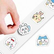 1套/500张 2026新款日本动漫周边！可爱卷贴纸、奖励贴纸、封口贴纸，可用于行李箱、手机壳、吉他、滑板等。小礼物、小奖品，送给朋友、家人，适合女生节、白色情人节、开斋节、韩国开学典礼等场合（款式随机）。 - 彩色 - 查看 3