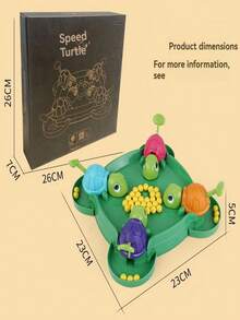 Children's Hand-Speed Training Toy: Turtle Eating Beans. A Competitive Game Where Turtles Compete For Food. It Helps Train Babies' Hand-Eye Coordination, Agility, And Color Recognition. Cute Design, Vibrant Colors. A Fun, Interactive Indoor Tabletop Game For Family Bonding And Child Development. - Multicolor - View 12