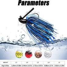 1 Piece / 3 Pieces / 5 Pieces Freshwater Artificial Bait Set - -Proof, Bottom-Avoiding Protection, Fake Bait For Swimming - Luria Swimming Fake Bait, Rotating Fishing Bait, Fishing Accessories - Multicolor - View 11