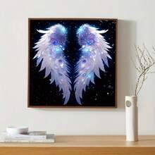 5D Diamond Painting Kit - Full Round Diamond, Wing Pattern, Acrylic Craft Set For Home Decor, Frameless Diamond Painting Gift Set - round diamond - View 4