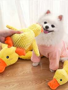 Đồ chơi thú cưng hình vịt nhồi bông có tiếng kêu - Thích hợp cho chó cỡ vừa/lớn, đồ chơi gặm nhấm dễ thương cho thú cưng. Quà tặng cho người bạn đồng hành của chó. - Nhiều màu - Xem 6