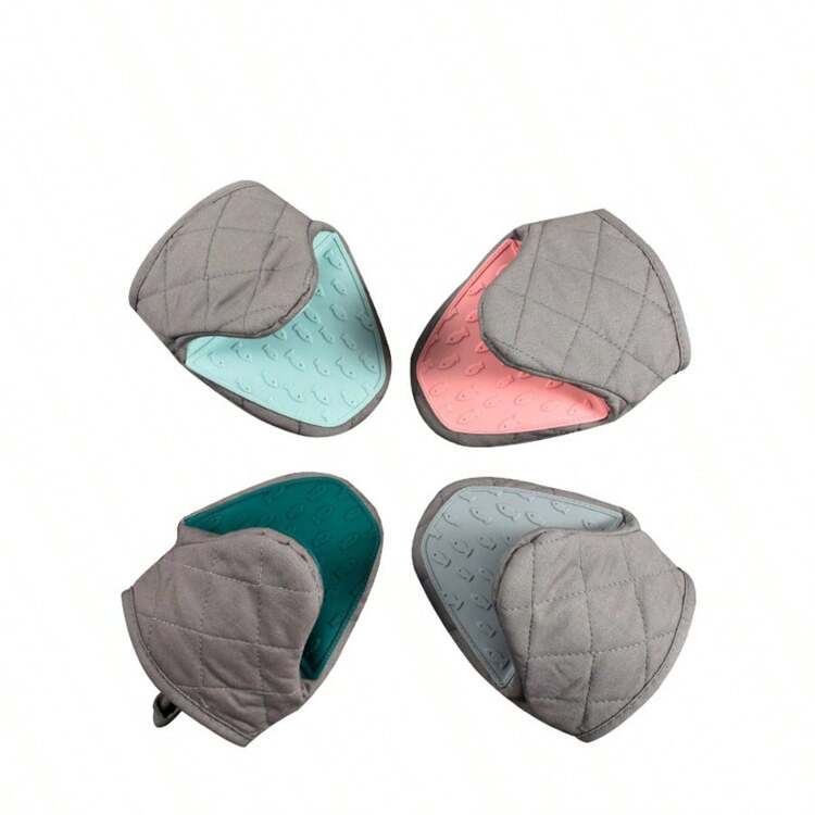 Tấm lót chịu nhiệt bằng silicon họa tiết cá, tấm lót nướng hai lớp thích hợp cho nhà bếp và phòng ăn, dụng cụ làm bánh. - hồng 1pc - Xem 3