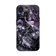 Personajes de  con temática oscura.funda de teléfono Fundas compatibles con ,Apple,VIVO,OPPO,,, y Honor.Fabricadas en silicona TPU,ofrecen protección contra golpes y caídas. - Negro - Ver 2