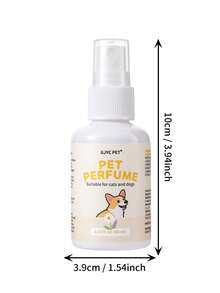 5瓶装天然宠物香氛喷雾 - 海盐鼠尾草、甜瓜绿茶、南瓜香料、清新绿茶、薰衣草洋甘菊 - 无酒精持久留香，宠物除臭剂 - 60ml - 查看 10