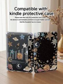这款星空图案平板电脑保护套兼容 iPad Air 11 英寸 M3 2025 / M2 2024、Air 第五代 2022、(A16) 11 英寸第十一代 2025，也兼容三星 Galaxy Tab 和 Kindle Paperwhite 第十二代 2024。透明背壳，时尚图案保护套，支持自动睡眠/唤醒功能，配备气囊保护，适合作为礼物或办公使用。 - 彩色 - 查看 9