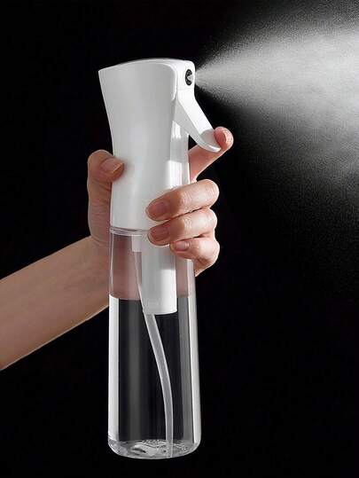 1个200毫升/300毫升/500毫升多用途连续喷雾瓶，高压喷雾器，超细雾化，适用于美发、清洁、植物、精油、办公室、户外等场合，可重复灌装且便于携带。