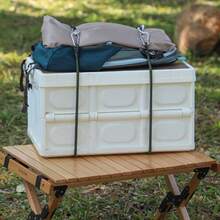 Set Of Two Sturdy Green Elastic Rope Hooks, 12 Inches Long, Flexible And Durable, With Metal Carabiner, Can Hold Up To 122.0 Pounds Or Less, Multi-Functional Fixing Solution, Strong Hook Design, Reliable - Metal Elastic Rope - View 3