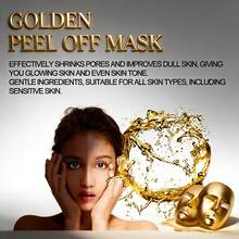 24K金撕拉式面膜，深层清洁肌肤，去除黑头，细致毛孔，紧致肌肤 - 24K黃金撕拉麵膜 - 查看 5