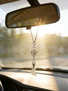 1个十字架汽车吊坠，汽车方向盘装饰链，汽车内饰装饰配件 - A - 查看 3