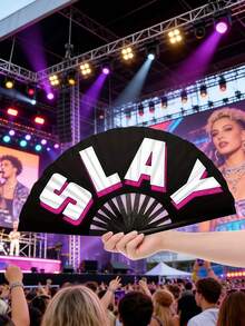 Personalized Bamboo Handheld Folding Fan With Photo Print, Decorative Gift For Weddings, Balls, Parties And Cosplay - Multicolor - View 3