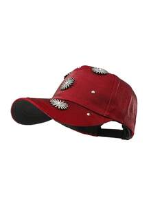 1顶女士可调节水钻棒球帽，时尚百搭尖顶帽，情侣款 - 棒球帽 - 查看 13