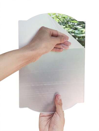 OUTANA Gương trang trí bằng acrylic dày, không khung, tự dính, không vỡ, dễ lau chùi và không biến dạng, thích hợp cho tiền sảnh, phòng khách, phòng ngủ, phòng thay đồ, cửa hàng quần áo, phòng tắm.