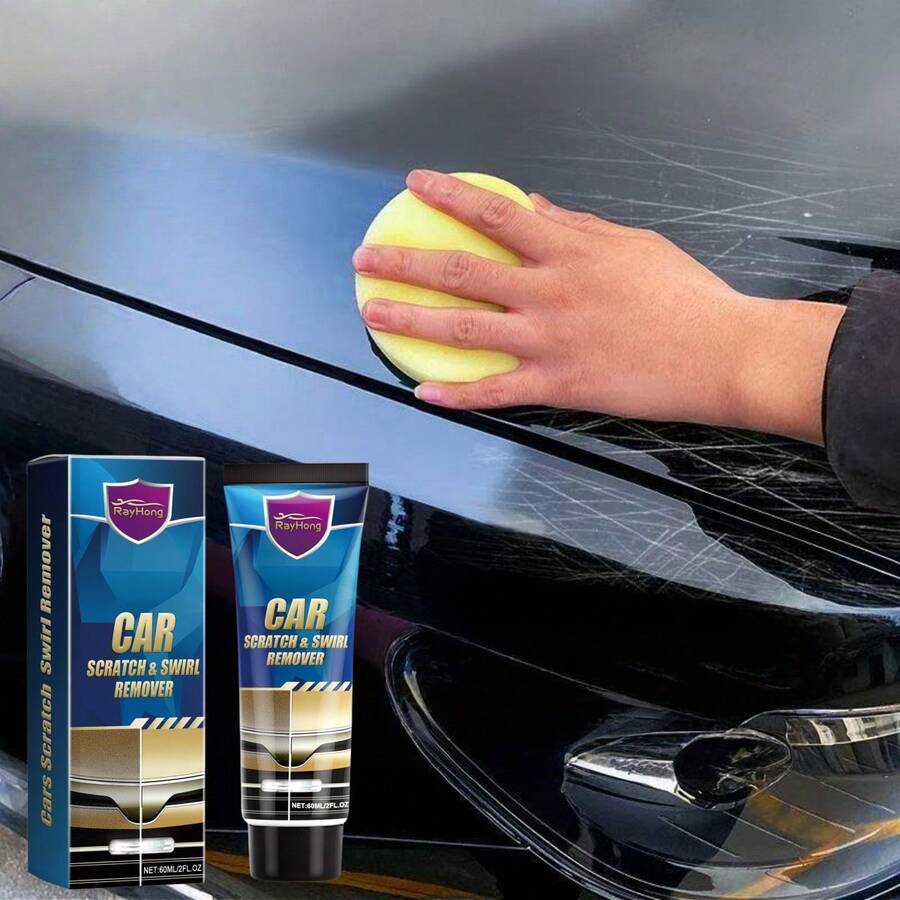 rayhong Car Scratch Repair Paste, Car Maintenance Refinishing Paint Scratch Abrasion Polishing Repair Paste