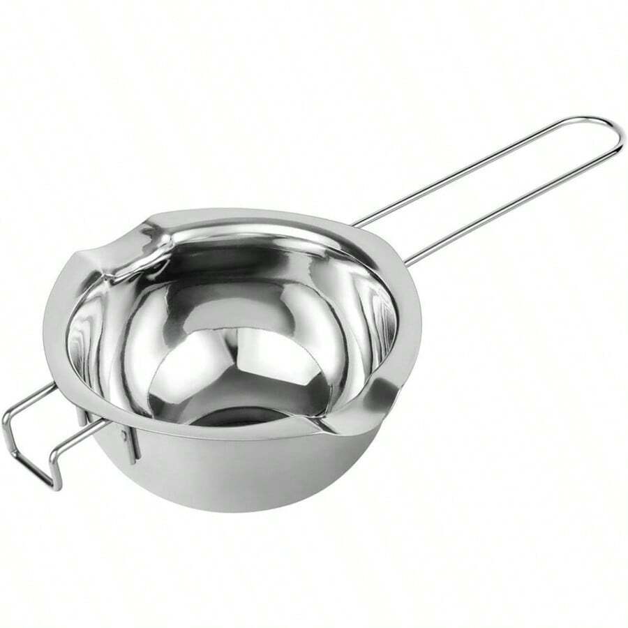 Nồi hấp cách thủy bằng thép không gỉ 400ml/13oz, thích hợp để làm tan chảy sô cô la, kẹo, bơ, phô mai, caramel và làm xà phòng, làm đồ thủ công bằng sáp.