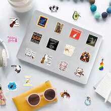 61 PCS Violin Stickers Decals Scrapbook, Journaling, Laptop, Bumper, Skateboard, Water Bottles, Collectibles, Pen Holders, Journals, Computer, Phone Stickers Can Bring A Lot Of Fun To Your Life, The Perfect Gift For Adults - View 8