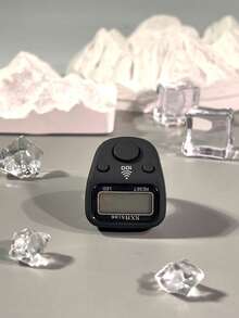 Mini Ring-Shaped Digital Counter, 5-Digit Precise Counting, LED Backlight, Reset/Week Function, Dedicated For Muslim Tasbeeh Prayer Counting - Multicolor - View 16