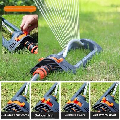 1 Vòi phun tưới tự động xoay, với vòi phun xoay 19 lỗ, tay cầm tiện dụng và đầu điều chỉnh được, cấu trúc chắc chắn, tưới tiêu hiệu quả, thiết kế bền bỉ, thích hợp cho chậu hoa, bãi cỏ và hệ thống tưới tiêu năng động, là sự lựa chọn lý tưởng cho các chuyên gia làm vườn hiện đại.