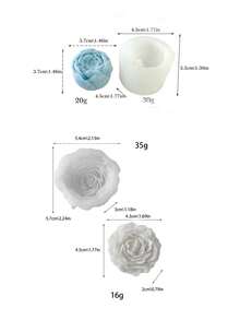 3D Rose Bouquet Candle Silicone Mold | DIY Handmade Material Kit | DIY Romantic Gift | Ins-Style Home Decor | Gift For Girlfriend, Best Friend, Birthday, Valentine's Day - Bouquet Series Molds - View 10