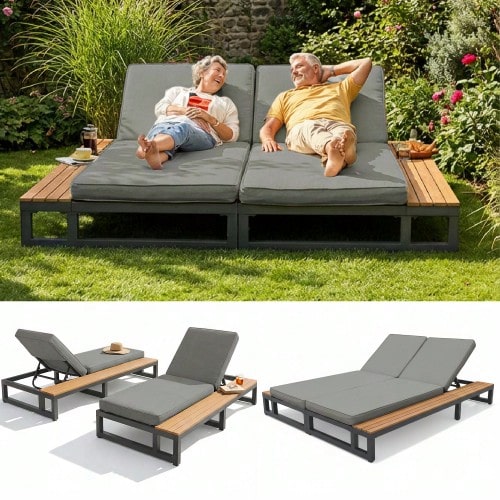 Patio Lounge Chair & Swing Chair - C - View 1