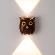 LED Motion Sensor Wall Light, Decorative Wall Lamp Lighting, Wireless USB Sensor Night Light, Wireless LED Wall Light, Rechargeable Magnetic Night Light, Suitable For Hallway, Kitchen Cabinet, Wardrobe And Room Decoration - Owl Design - View 15