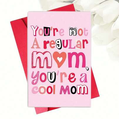 1 Thiệp Ngày của Mẹ - Thể hiện lòng biết ơn chân thành đến Mẹ. Thích hợp cho Mẹ, Bà, những người phụ nữ đóng vai trò như mẹ, gia đình, bạn bè, đồng nghiệp và bạn học. Có thể sử dụng trong nhiều dịp khác nhau trong năm, như Ngày của Mẹ, Sinh nhật và Giáng sinh, có thể dùng làm thiệp chúc mừng, thiệp quà tặng hoặc thiệp cảm ơn. Sản phẩm này bao gồm 1 thiệp Ngày của Mẹ và 1 phong bì.