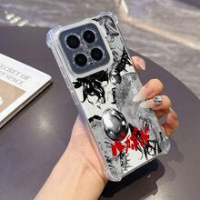 Creative Ultra-Thin New Black And White Comic Style Vagabonds Character Portrait Phone Case Suitable For Xiaomi Mi 15 Ultra, 13, 12 T, Poco X7, X5, X3 NFC F4 Pro 5G With Anti-Drop Transparent Soft Back Cover - Mixed Colors - View 6