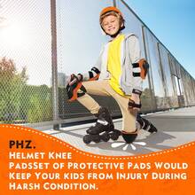 Fahrradhelm Kinder Jugend Klassiker Kinderhelm Mädchen Skaterhelm für Fahrrad Skateboard Scooter Roller Kinderfahrradhelm für 2-16 Jahre - Orange - Übersicht 6