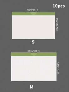 1包1卷加厚猫砂盆垃圾袋，带抽绳，无需铲子的宽松宠物猫砂袋 - 多色 - 查看 2