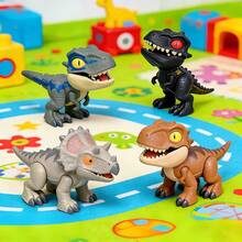 Mini Finger Biting Dinosaur Toys, Cute Q Version Dinosaur Action Figures With Joints, Interactive Dinosaur Toy Set Suitable For Children, Collectible Jurassic Dinosaur Model, Perfect As Party Favors, Birthday Gifts And Desktop Decor, Multiple Styles Available (Random Or Set) - Multicolor - View 7
