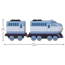 Mattel Juego de trenes de metal Thomas & Friends: Juguete de modelo de tren de dibujos animados en múltiples estilos - Tren digital Yongbao: Regalo de juguete para niños - Multicolor - Ver 11