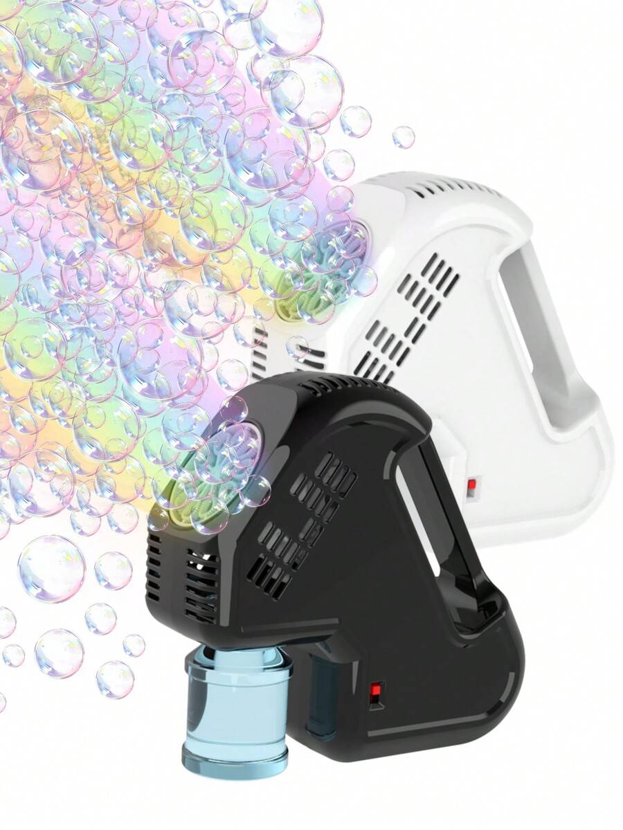 Portable Automatic Bubble Launcher | Suitable For Children's Birthday Parties And Summer Outdoor Activities (No Batteries, No Bubble Liquid) - Multicolor - View 1