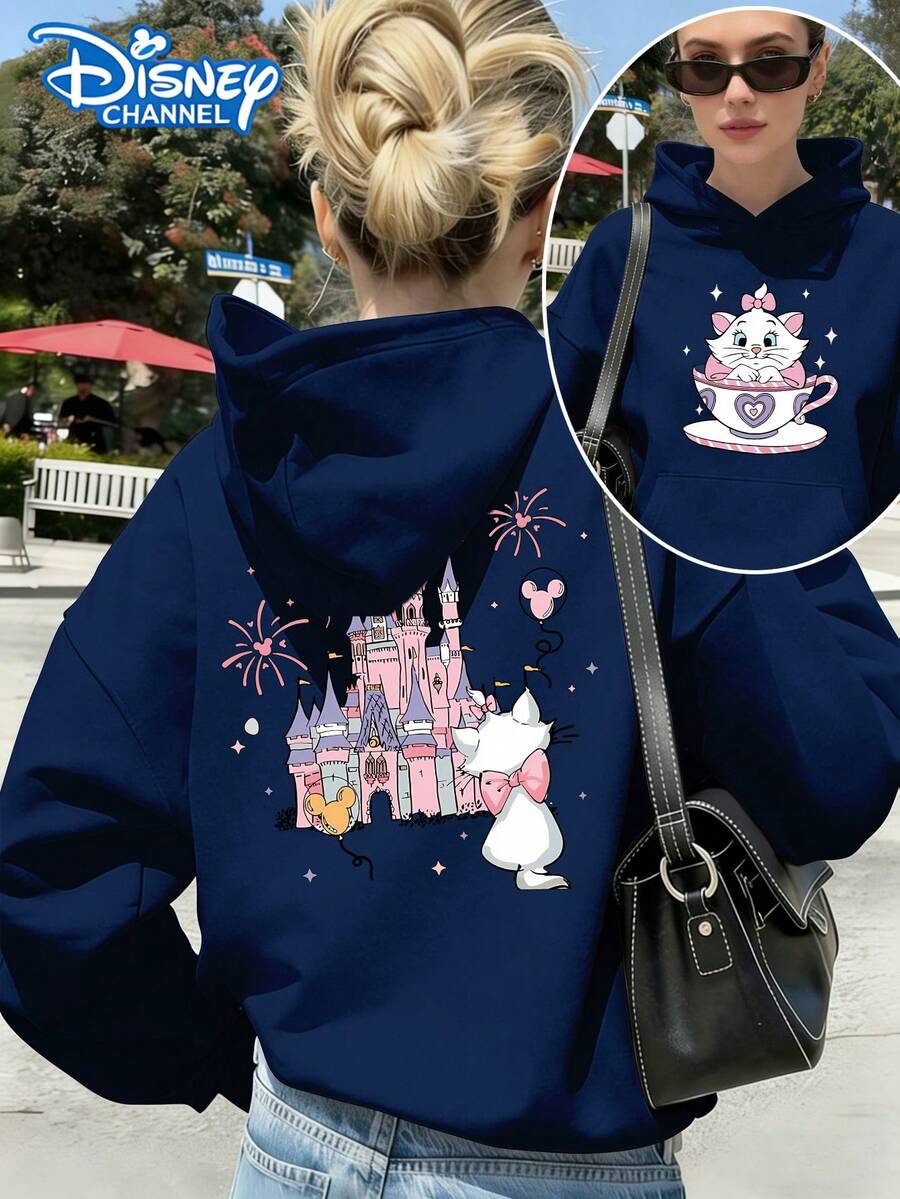 Disney Women Sweatshirts & Hoodies - Blue - View 1