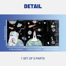 1 Set de Pegatinas de Piel Impresas para Consola de Juegos Edición Disco, Resistentes a Arañazos, Antideslizantes, Diseño Creativo (3 Piezas/Set) - Ver 10