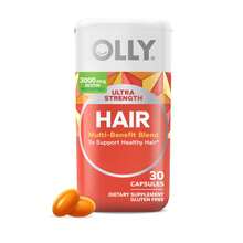 OLLY Ultra Strength Hair Softgels, Supports Hair Health, Biotin, Keratin, Vitamin D, B12, Hair Supplement, 30 Day Supply - 30 Count (Packaging May Vary) - 30 片裝(1 盒) - 查看 1