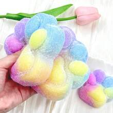1pc Taba Squishy Paw,Squishy Toy, Cute Tri-Color Squeeze Toy For Stress Relief And Relax,Squishies Fidget Toys For Party Favors Novelty Things Birthday Gift,Sensory Toy,Fidget Toy,Taba Squisy,Christmas Stocking Fillers,Party Bag Filler,Bag Are Random - Multicolor - View 3