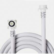 PVC Washing Machine Water Inlet Hose With Steel Connector - 1m (39.4in) Extension Tube For Washer Water Inlet Pipe - Xem 4