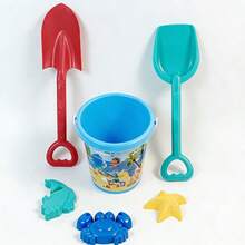 Thickened Beach Shovel And Bucket Set Outdoor Beach Park Sand Digging Tools Birthday Gift Holiday Gift Perfect Gift Gift [Random Accessory Color And Style] - Multicolor - View 6