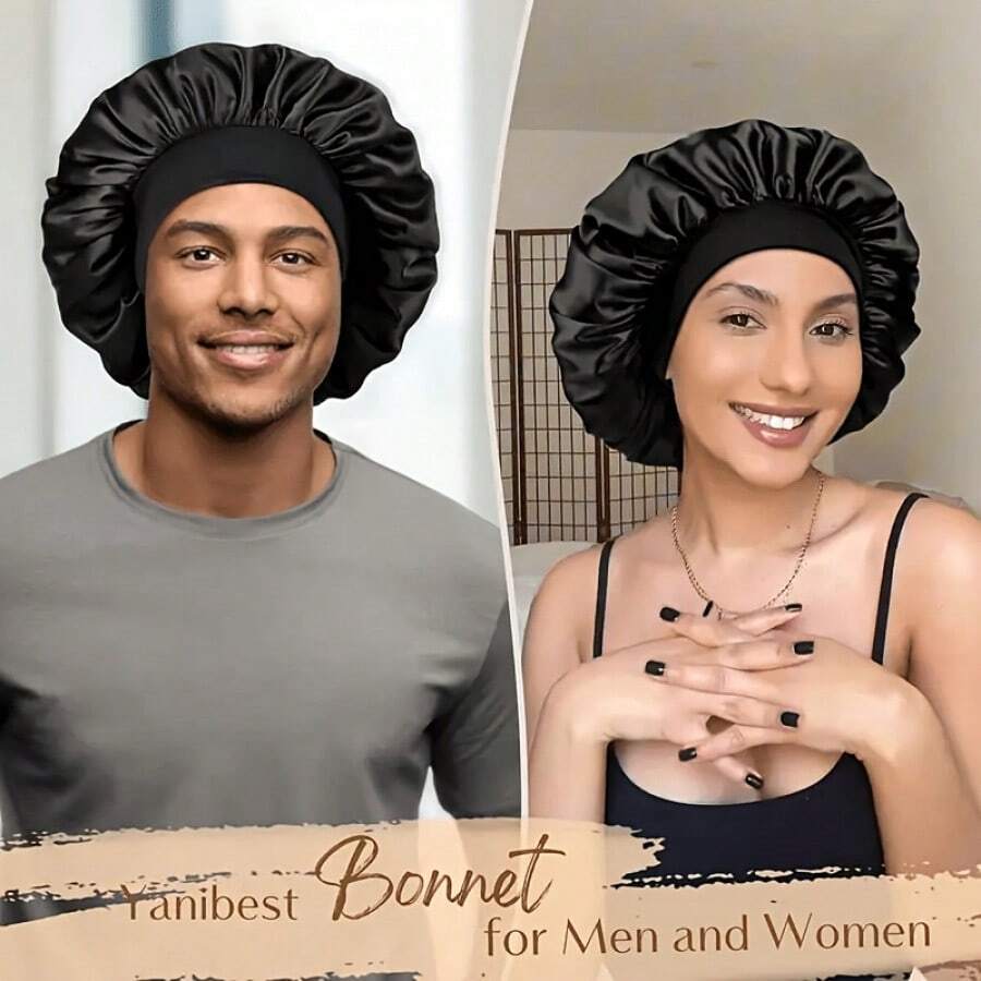 Mũ ngủ unisex chất lượng cao, mũ giữ nếp tóc bằng satin, phù hợp với mọi hình dạng đầu, chăm sóc tóc ban đêm, băng đô satin, mũ ngủ satin, mũ ngủ chống xù, mũ ngủ dạng ống, mũ giữ ấm, mũ ngủ, mũ nam, mũ nữ