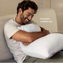 Freeform Pillow - Standard Size Customizable Support With GelFlex Grid And MicroFlex Moon Foam - Pressure Relief Cooling Extra Filling And Adjustable Height - 標準 - 查看 8
