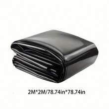 PALUDO PVC防水池塘衬垫，耐用黑色柔软结实预制池塘衬垫，适用于鱼塘、瀑布、花园喷泉、庭院瀑布 - 1件防漏膜 - 查看 16