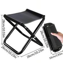 Ghế gấp ngoài trời, ghế câu cá có tựa lưng, ghế cắm trại di động, ghế gấp gọn nhẹ có tựa lưng. - Nhiều màu - Xem 16