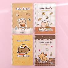 2026 Cute Capybara Pattern A5 Spiral Notebook, Cartoon Stylish Lined Notepad, High-Quality Stationery Gift For Students, Office, Birthday, New Year, Back To School - Multicolor - View 7