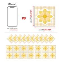 Bộ 24 miếng dán gạch men kiểu nhà nông thôn bằng nhựa polyvinyl mờ, kích thước 3.94/5.91/7.87 inch, chịu nhiệt, tự dính, dùng để trang trí tường nhà, bếp. - FHZ-58 - Xem 13