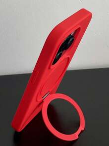 Magnetic Wireless Charging Soft Silicone Protective Case For IPhone 17 Air 17 16 15 14 13 12 11 Pro Max 16e - Red - View 6