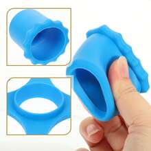 Silicone Microphone Protective Cover, KTV Microphone Windscreen, Anti-Rolling Microphone Protection, Silicone Microphone Cover - Microphone Silicone 2-piece Set, Orange - View 8