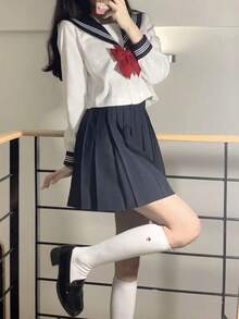 Cosplay Clothing - Màu xanh hải quân - Xem 5