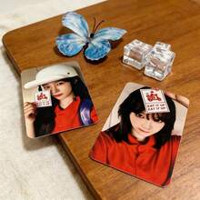 1 pieza Set de 5 tarjetas coleccionables con fotos de miembros de grupos femeninos, diseñadas para juegos de cartas. Este set de tarjetas de doble cara es un gran regalo decorativo para fans. - Multicolor - Ver 5