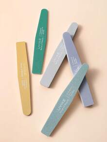 Double-Sided Reusable Nail File Sanding Stick, Nail Shaping Tool For Home Manicure - Multicolor - View 2